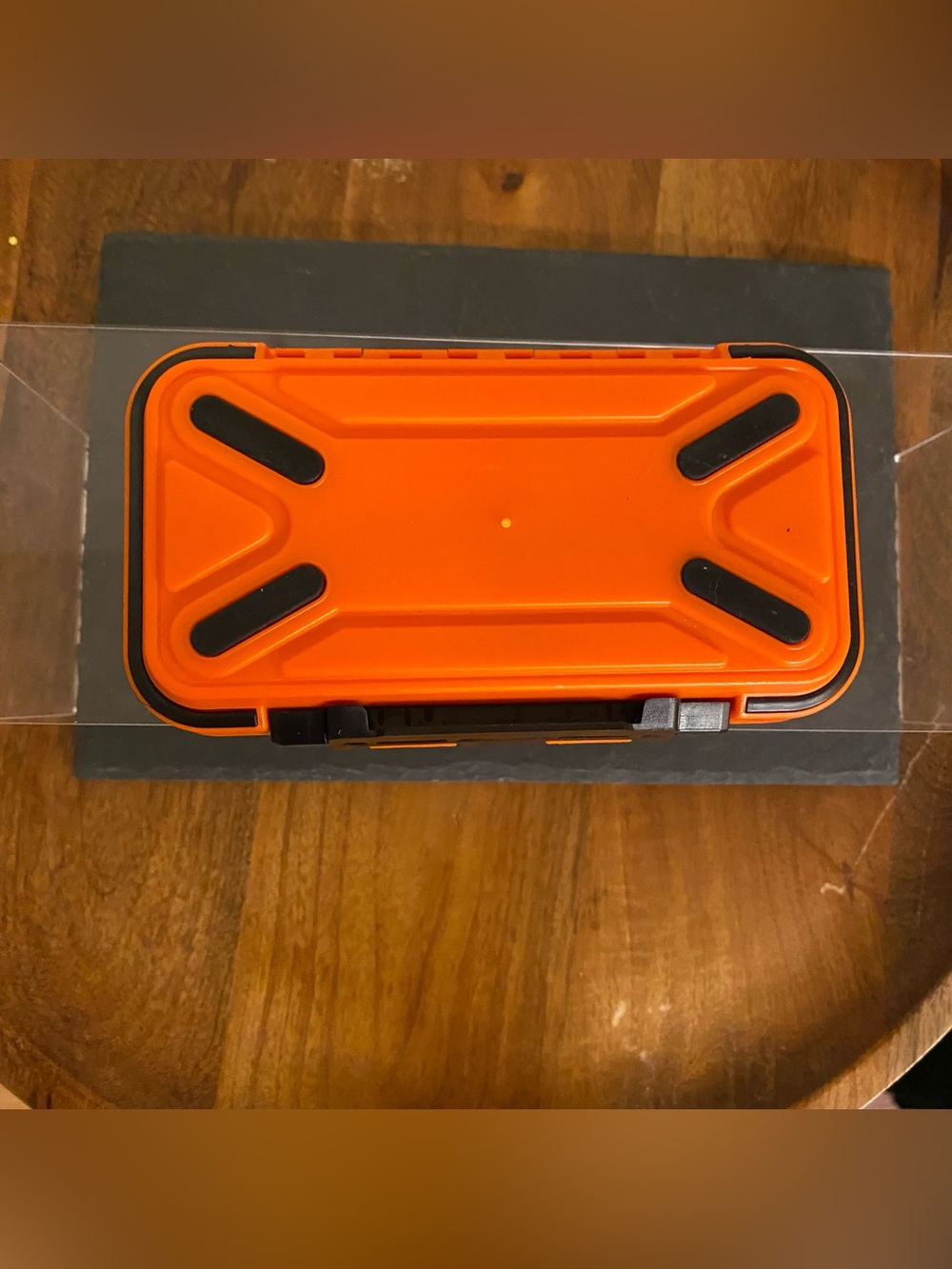 Bright Orange Storage Hard Case